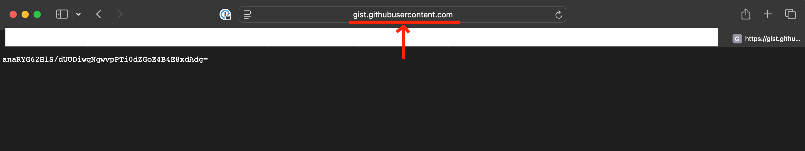Get GIST URL