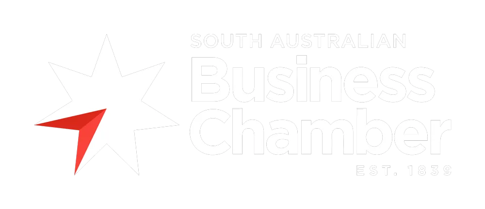 South Australia Business Chamber logo showing a seven-point star on the left and text that says 'Est. 1839' at the bottom.