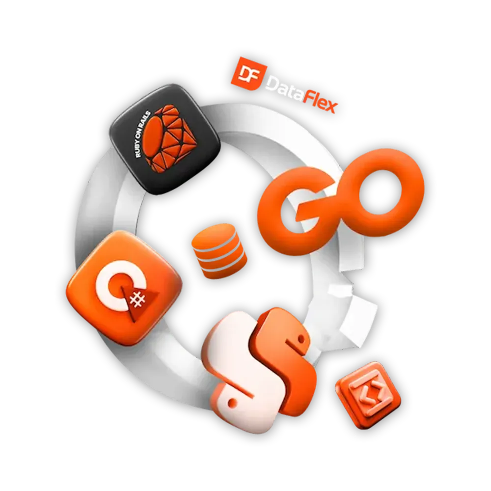 A programmer working on complex programs with a client explaining their requirements